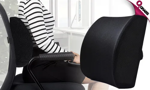 Back Support Memory Foam Cushion!